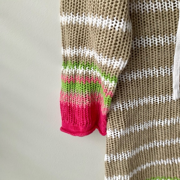 Tommy Bahama Patterned 3/4 Sleeve Swimsuit Coverup Size M - Picture 4 of 6